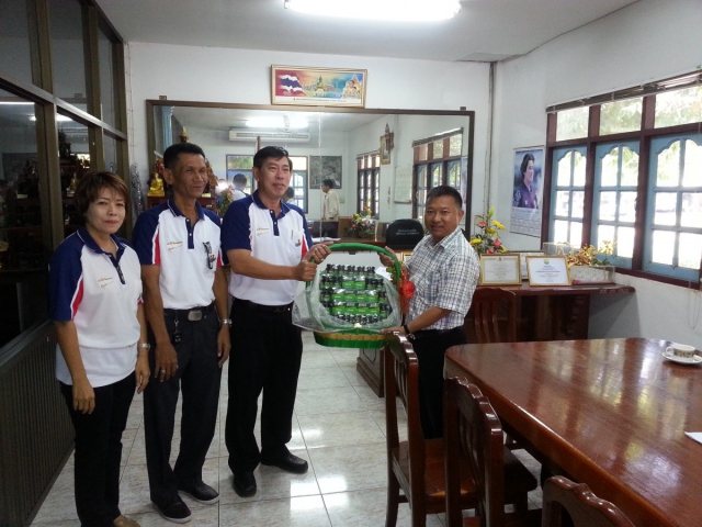 กปภ.สาขาวัฒนานคร เข้าอวยพรปีใหม่ 2556 แด่นายกเทศมนตรีตำบลวัฒนานคร