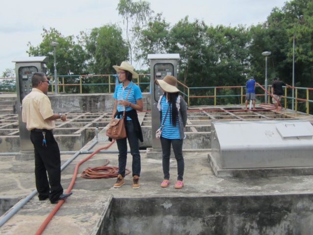 กปภ.สาขาบ้านฉาง ทำความสะอาดระบบผลิตน้ำประปา ณ โรงกรองน้ำบ้านฉาง