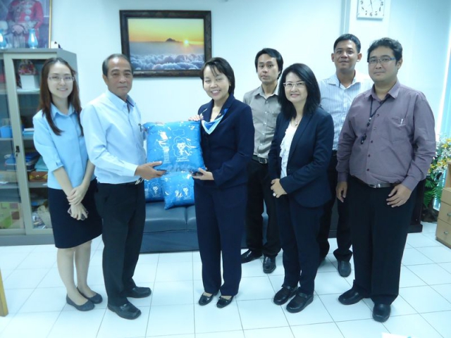 กปภ.สาขารังสิต(พ) ให้การต้อนรับนางสาวสุทธิลักษณ์ ยอดพยุง ผู้จัดการสำนักงานประปาบางเขนและคณะ เพื่อหารือถึงความคืบหน้าในการแก้ไขปัญหาน้ำประปาไม่เพียงพอต่อความต้องการในพื้นที่ ต.คูคต อ.ลำลูกกา จ.ปทุมธานี