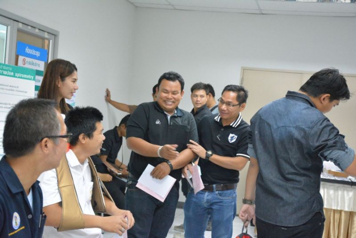 การประปาส่วนภูมิภาคสาขารังสิต(พ) ได้จัดให้มีการตรวจสุขภาพประจำปี 2560