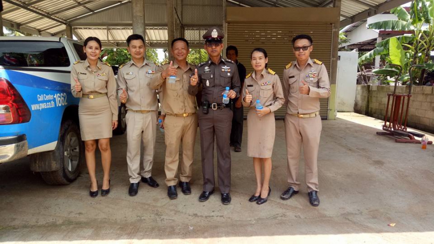 กปภ.สาขาลำปลายมาศ ร่วมรับเสด็จฯ สมเด็จพระเทพรัตนราชสุดาฯ สยามบรมราชกุมารี และแจกน้ำดื่มบรรจุขวดตราสัญลักษณ์ กปภ.