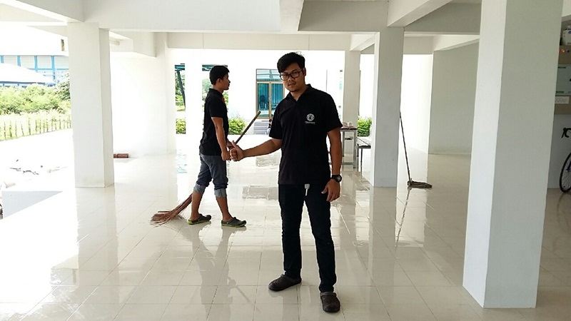 กิจกรรม 5 ส. "สะสาง สะดวก สะอาด สุขลักษณะและสร้างนิสัย" บ้านพักพนักงาน สถานีผลิตน้ำโพธาราม