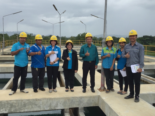 ผอ.กปภ.ข.๓ ลงพื้นที่ตรวจประเมินผลตัวชี้วัดการดำเนินโครงการ WSP