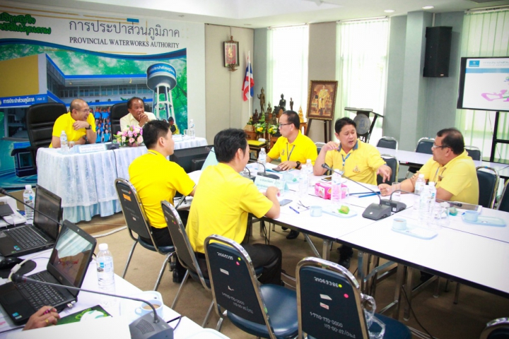 รองผู้ว่าการ (ปฏิบัติการ 4) การประปาส่วนภูมิภาค ร่วมประชุมการบริหารจัดการลดน้ำสูญเสียในพื้นที่ จ.พระนครศรีอยุธยา