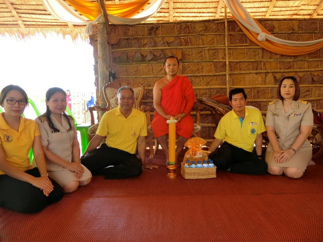 การประปาส่วนภูมิภาคสาขาพะเยา ถวายเทียนพรรษา ประจำปี 2562