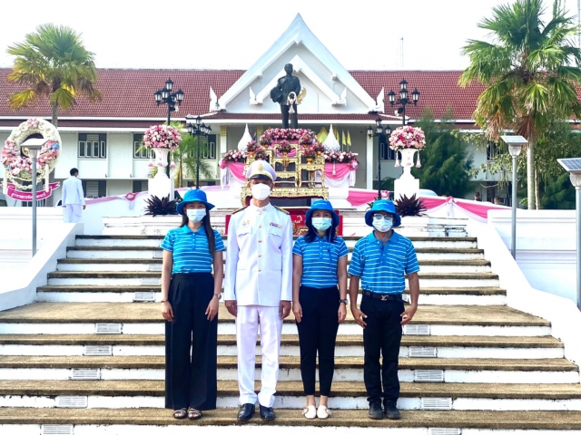 การประปาส่วนภูมิภาคสาขากระบี่ เข้าร่วมพิธีวางพวงมาลาและพิธีถวายบังคม เนื่องในวันคล้ายวันสวรรคตพระบาทสมเด็จพระจุลจอมเกล้าเจ้าอยู่หัว 23 ตุลาคม 2564