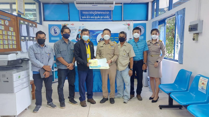 การประปาส่วนภูมิภาคสาขาตะกั่วป่า ให้การต้อนรับการไฟฟ้าฝ่ายผลิตแห่งประเทศไทย อำเภอตะกั่วป่า เพื่อสวัสดีปีใหม่เนื่องในวาระดิถีขึ้นปีใหม่ 2565