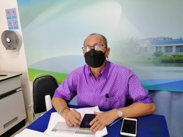 การประปาส่วนภูมิภาคสาขาท่าแซะ ประชุมสายงาน ประจำไตรมาสที่ ๑/๒๕๖๕