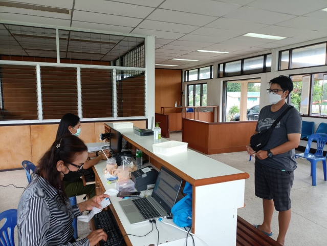 การประปาส่วนภูมิภาคสาขากาญจนดิษฐ์ ออกรับชำระค่าน้ำประปานอกสถานที่ ณ สำนักงานดอนสัก เขตจำหน่ายน้ำดอนสัก ถึงเวลา เรามีนัด ทุกวันพุธ