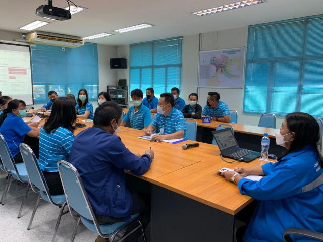 กปภ.สาขากาญจนบุรี ดำเนินกิจกรรมสนทนายามเช้า (Morning Talk) ครั้งที่ 3/2565