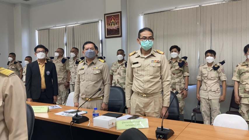กปภ.สาขาสมุทรสงคราม เข้าร่วมประชุมประชุมคณะกรมการจังหวัดและหัวหน้าส่วนราชการจังหวัดสมุทรสงคราม ประจำเดือนพฤศจิกายน 2564