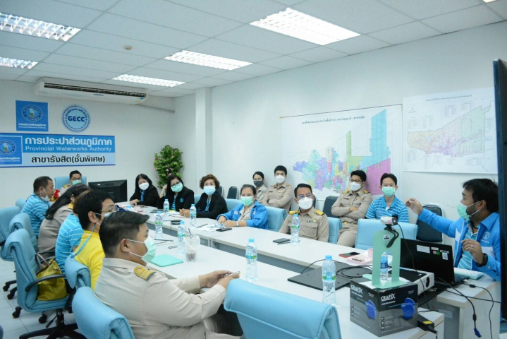 กปภ.สาขารังสิต(พ) ร่วมหารือแนวทางในการเพิ่มจำนวนลูกค้าชำระผ่านทางช่องทาง PWA Alway - On