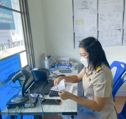 การประปาส่วนภูมิภาคสาขาทุ่งสง ออกรับชำระค่าน้ำประปานอกสถานที่ ณ สถานีผลิตน้ำนาบอน