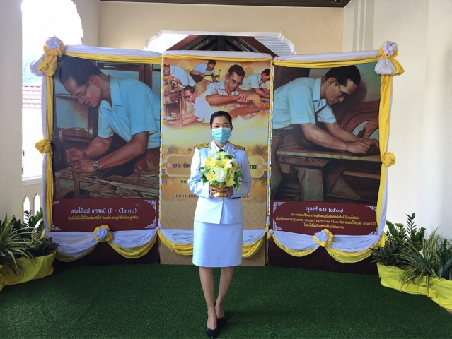 กปภ.สาขาพังงา ร่วมพิธีถวายเครื่องราชสักการะแด่พระบาทสมเด็จพระบรมชนกาธิเบศร มหาภูมิพลอดุลยเดชมหาราช บรมนาถบพิตร พระบิดาแห่งมาตรฐานการช่างไทย