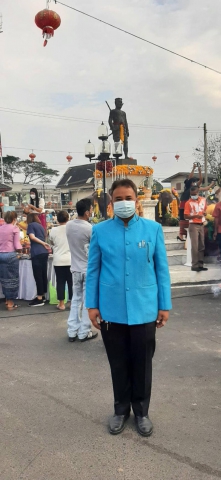 กปภ.สาขาศีขรภูมิร่วมพิธีบวงสรวงหลวงไชยสุริยง ประจำปี 2565