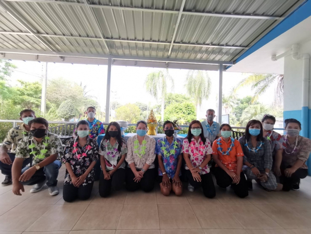 กปภ.สาขาปากท่อ จัดกิจกรรมสรงน้ำพระพุทธรูปและพระแม่ธรณี เสริมสิริมงคล สืบสานประเพณีวันสงกรานต์ 2565