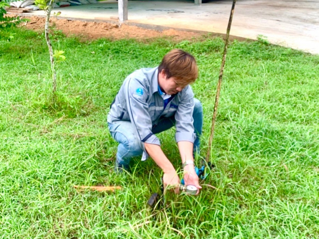 การประปาส่วนภูมิภาคสาขากระบี่ ดำเนินการตามแผนงานบริการและควบคุมน้ำสูญเสีย ตรวจวัดแรงดันน้ำ