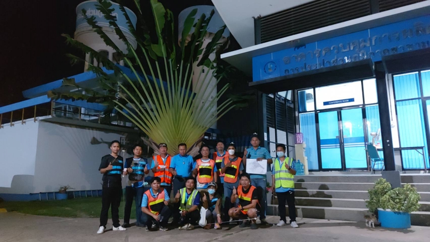 กปภ.สาขามหาสารคาม ลงพื้นที่สำรวจค้นหาท่อแตก รั่ว เพื่อลดน้ำสูญเสีย พื้นที่ ต.ตลาด อ.เมือง จ.มหาสารคาม (DMA2,8)