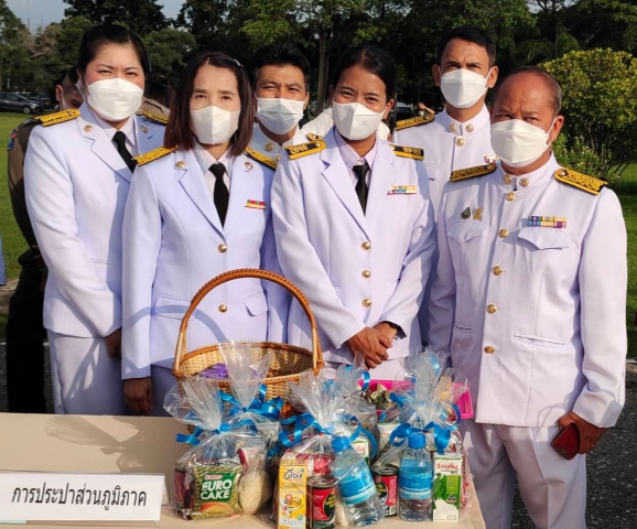 กปภ.สาขาพิษณุโลก เข้าร่วมกิจกรรมทำบุญตักบาตรเพื่อถวายเป็นพระราชกุศล