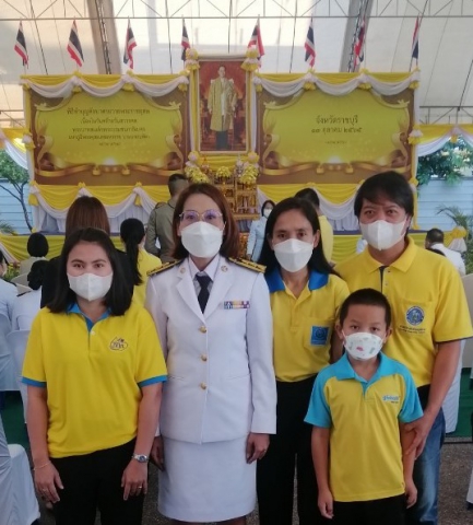 กปภ.สาขาราชบุรีร่วมพิธีทำบุญตักบาตรถวายพระราชกุศล ในกิจกรรมน้อมรำลึกเนื่องในวันคล้ายวันสวรรคตพระบาทสมเด็จพระบรมชนกาธิเบศรมหาภูมิพลอดุลยเดชมหาราช บรมนาถบพิตร