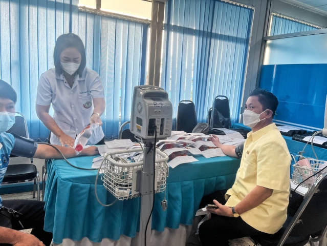 การประปาส่วนภูมิภาคสาขาปราณบุรี จัดกิจกรรมตรวจสุขภาพประจำปี 2565