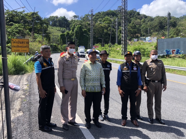 กปภ.สาขาภูเก็ต ร่วมพิธีเปิดเส้นทางการจราจรสายกะทู้  ป่าตอง