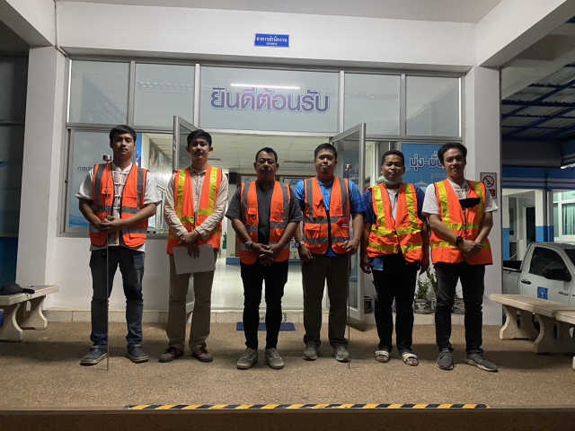 ทีมงานบริการฯ กปภ.สาขากำแพงเพชร Full team เดินหน้าหาท่อแตกรั่ว