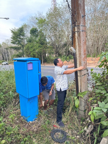 การประปาส่วนภูมิภาคสาขาชุมพร เร่งดำเนินการติดตั้งบู๊ตเตอร์ปั๊ม เพิ่มแรงดันน้ำ เพื่อลดข้อร้องเรียนของลูกค้า บริเวณตำบลบางลึก อำเภอเมือง จังหวัดชุมพร