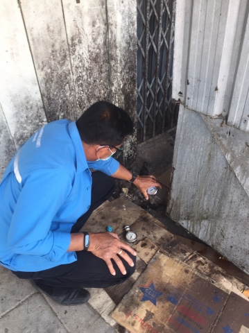 การประปาส่วนภูมิสาขาจันดี ลงพื้นที่ ตรวจสอบแรงดันน้ำ