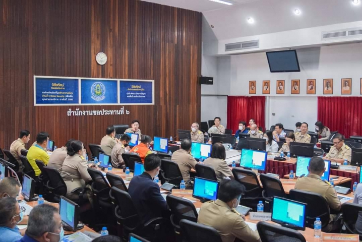 กปภ.ข.6 ร่วมประชุมติดตามสถานการณ์ภัยแล้ง/ฝนทิ้งช่วง และอุทกภัย ครั้งที่ 3/2566