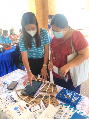 การประปาส่วนภูมิภาคสาขาจันดี ลงพื้นที่จัดโครงการเติมใจให้กัน บริเวณเทศบาลตำบลท่ายาง อ.ทุ่งใหญ่ จ.นครศรีธรรมราช