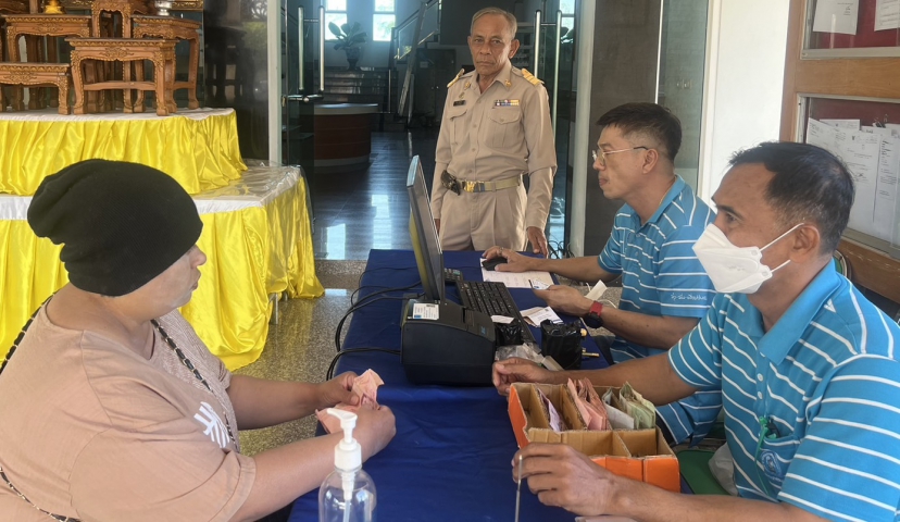 กปภ.สาขาจันดี ออกให้บริการรับชำระค่าน้ำนอกสถานที่ ณ เทศบาลท่ายาง