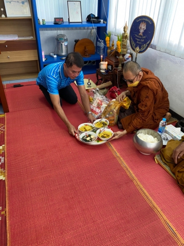 กปภ.สาขาเกาะสมุย ได้ร่วมกันทำบุญสำนักงาน เนื่องในโอกาสครบรอบ 44 ปีกปภ.