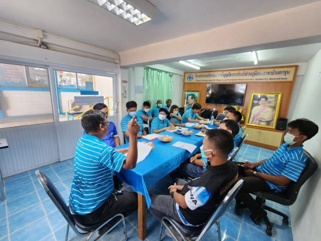 การประปาส่วนภูมิภาคสาขาบ้านตาขุนดำเนินกิจกรรม "Morning Talk (สนทนายามเช้า) ครั้งที่ 7/2566