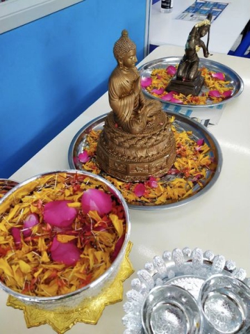 การประปาส่วนภูมิภาคสาขาอ่าวลึก ร่วมจัดกิจกรรมโครงการสืบสานวัฒนธรรมไทย ประเพณีสงกรานต์ สรงน้ำพระ และ พระแม่ธรณี สิ่งศักดิ์สิทธิ์ของการประปาส่วนภูมิภาค