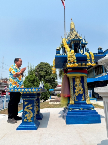 การประปาส่วนภูมิภาคสาขาชุมพร จัดกิจกรรม  สืบสานวัฒนธรรมไทย     สรงน้ำพระพุทธรูป และร่วมสืบสานส่งเสริมประเพณีสงกรานต์ไทย ประจำปี 2566