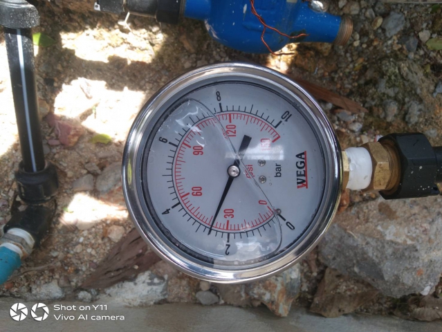 กปภ.สาขาระนอง ลงพื้นที่ตรวจวัดแรงดันน้ำ ตามโครงการ ผู้ใช้น้ำมั่นใจ กปภ.เช็คชัวร์