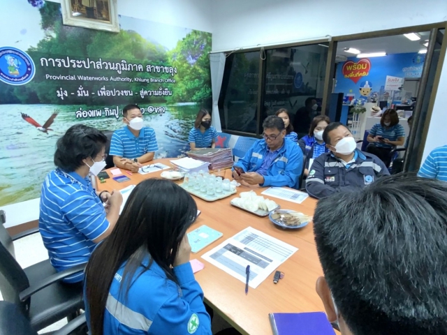กปภ.สาขาขลุง จัดกิจกรรมสนทนายามเช้า (Mornig Talk) ครั้งที่ 7/2566