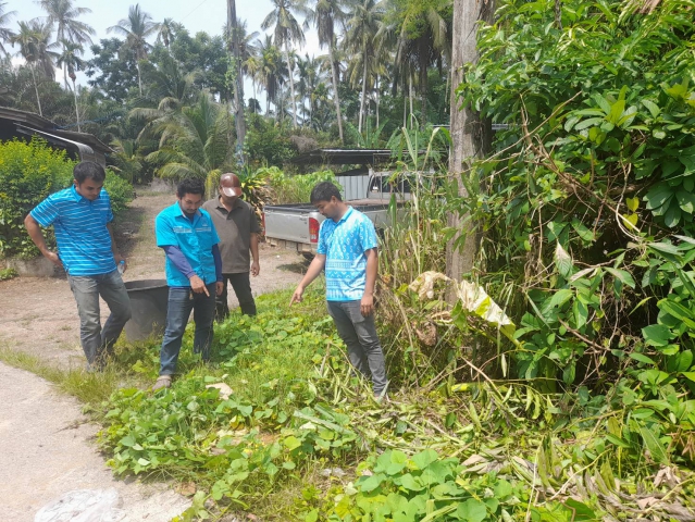 การประปาส่วนภูมิภาคสาขาอ่าวลึก ลงพื้นที่ ออกสำรวจค้นหาท่อแตก รั่ว