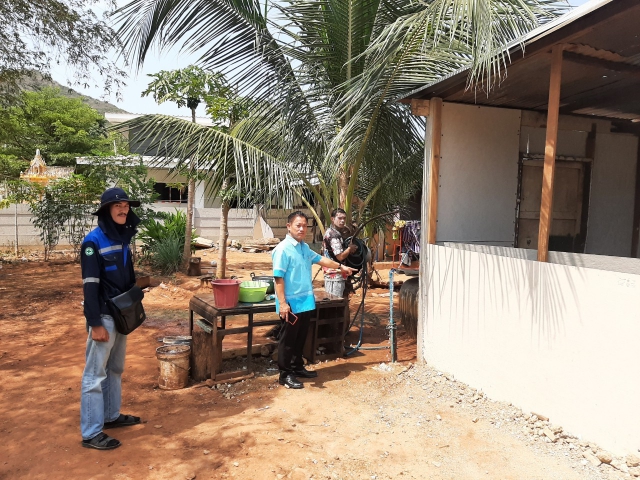 การประปาส่วนภูมิภาคสาขาปราณบุรี  ลงพื้นที่ตรวจสอบการจ่ายน้ำ พร้อมปรับแผนการจ่ายน้ำในช่วงฤดูแล้ง