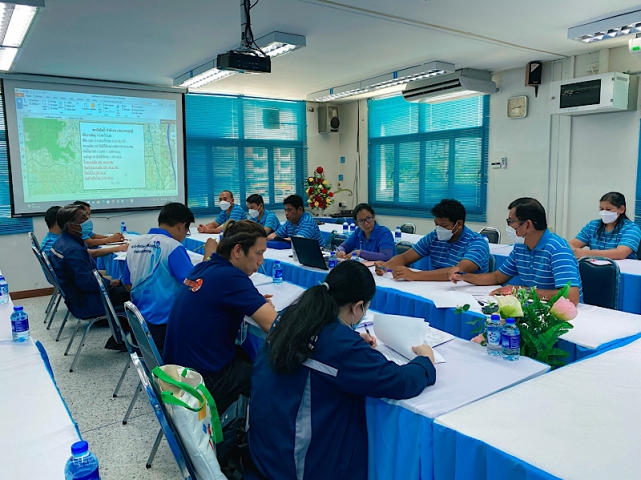 การประปาส่วนภูมิภาคสาขากุยบุรีเข้าร่วมประชุมซักซ้อมการสำรวจระบบประปาและพื้นที่โครงการเพื่อรวบรวมข้อมูลจัดทำแผนงานโครงการปรับปรุงขยายระบบประปา กปภ.สาขากุยบุรี