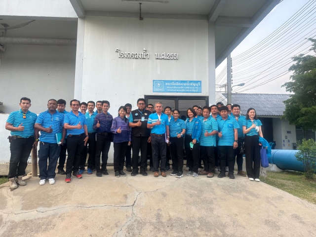 กปภ.สาขาธัญบุรี จัดประชุมติดตามผลการดำเนินงานโครงการจัดการน้ำสะอาดและการบำรุงรักษาเชิงป้องกัน (WSP&PM) ภาคีเครือข่าย กปภ.สาขาธัญบุรี ครั้งที่ 2/2566 โดยให้การต้อนรับคณะทำงาน ณ ห้องประชุมสถานีผลิตจ่ายน้ำธัญบุรี คลอง 13 อ.ธัญบุรี จ.ปทุมธานี