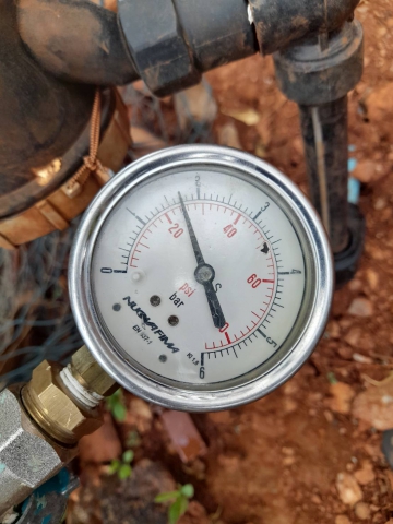 การประปาส่วนภูมิภาคสาขากาญจนดิษฐ์ ตรวจวัดแรงดันน้ำที่เหมาะสมตามมาตรฐานการให้บริการของ กปภ. ประจำเดือน เมษายน 2566 ในเขตพื้นที่บริการของ กปภ.สาขากาญจนดิษฐ์