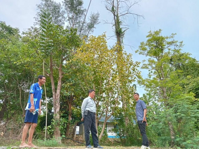 การประปาส่วนภูมิภาคสาขากาญจนดิษฐ์ ดำเนินการสำรวจปริมาณน้ำดิบและตรวจสอบปริมาณน้ำดิบ เฝ้าระวังภัยแล้ง แล้งนี้ต้องผ่านไปได้