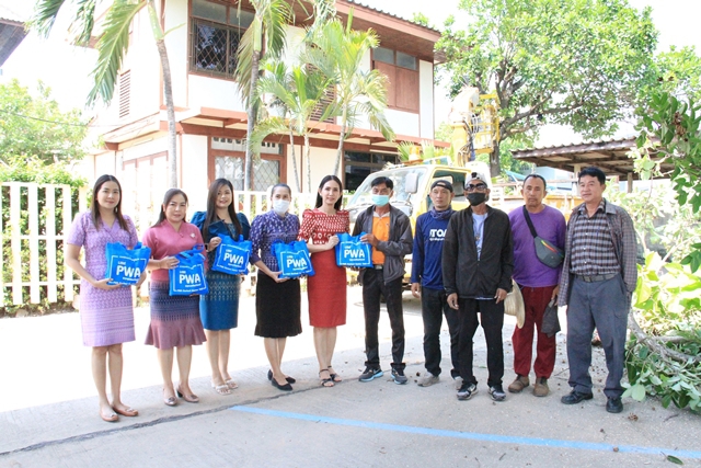 กปภ.ข.6 ปรับปรุงภูมิทัศน์สำนักงาน ตัดแต่งกิ่งไม้ป้องกันอันตรายจากลมแรง