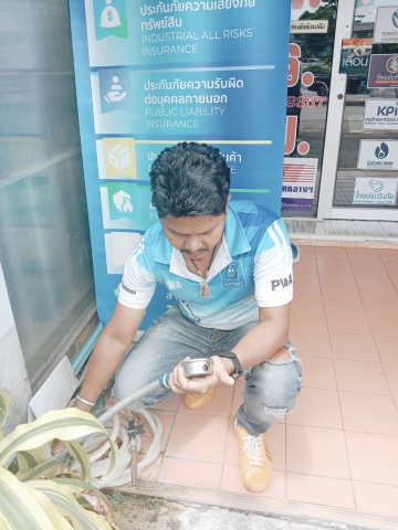 กปภ.สาขาบ้านตาขุน ตรวจวัดแรงดันน้ำ ณ บริเวณอำเภอพนม และแม่ข่ายตาขุน อำเภอบ้านตาขุน จังหวัดสุราษฎร์ธานี