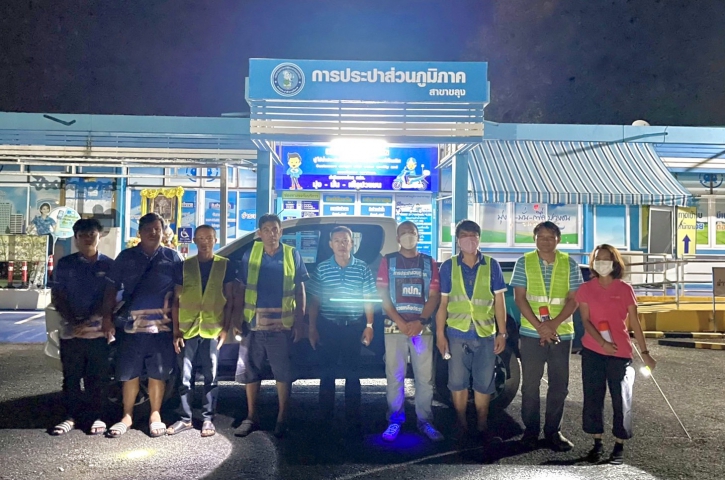 กปภ.สาขาขลุง ออกสำรวจหาท่อรั่วในพื้นที่ DMA01-2 ตลาดขลุง บริเวณถนนเทศบาลสาย 1,4,5,7 และ 11 ต.ขลุง อ.ขลุง จ.จันทบุรี