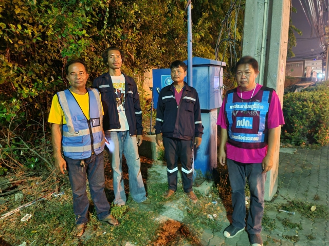 กปภ.สาขาอ้อมน้อย ลงพื้นที่ ทำ Step Test and Zero Test