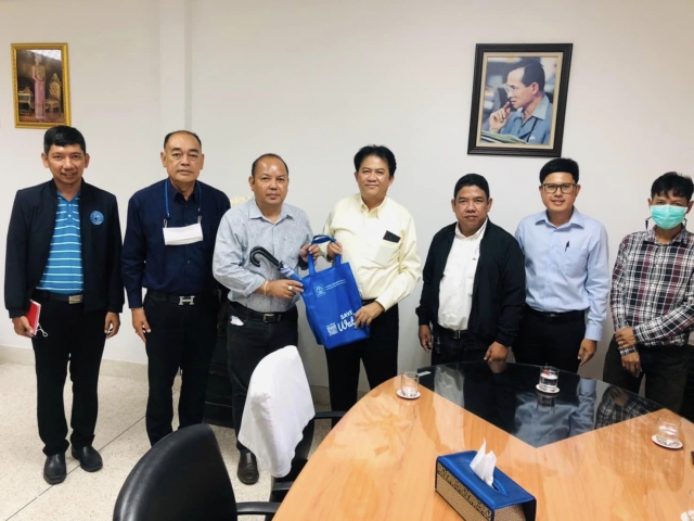 กปภ.สาขาสงขลา เข้าพบ ผอ.แขวงทางหลวงสงขลาที่ 1 เพื่อขออนุญาตและหารือ เรื่องการเข้าซ่อมแซมท่อส่งน้ำในสะพานติณสูลานนท์