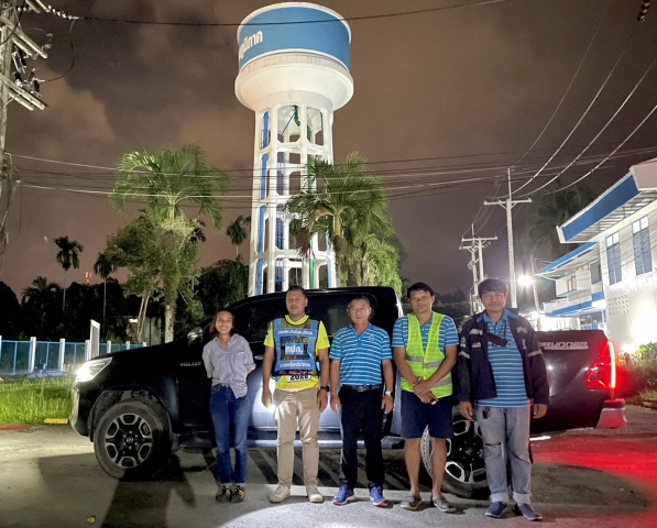 กปภ.สาขาขลุง ออกสำรวจหาท่อรั่วในพื้นที่ตามแผน DMA01-3 บริเวณ ถ.เทศบาลสาย1 (ซ้าย), ถ.เทศบาลสาย2 บริเวณสายฝั่งขวาถึงหมอทหาร ต.ขลุง อ.ขลุง จ.จันทบุรี